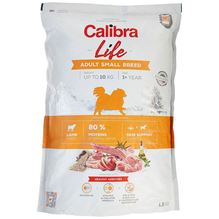 Calibra Dog Life Adult Small Breed Cordero 1,5kg Calibra Dog Life Adult Small Breed Cordero 1,5kg