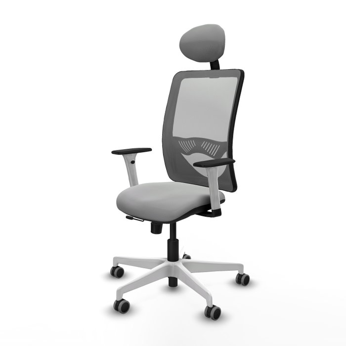 PIQUERAS Y CRESPO Silla de oficina Zulema Gris claro y Gris PIQUERAS Y CRESPO Silla de oficina Zulema Gris claro y Gris