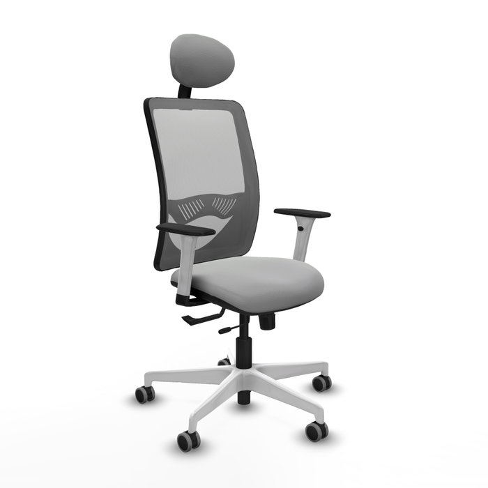 PIQUERAS Y CRESPO Silla de oficina Zulema Gris claro y Gris PIQUERAS Y CRESPO Silla de oficina Zulema Gris claro y Gris