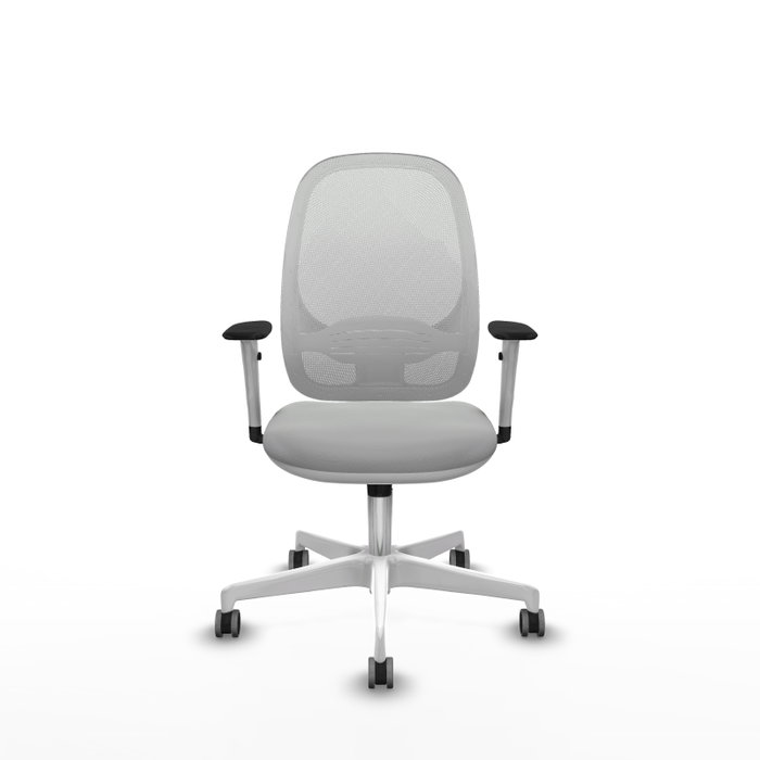 PIQUERAS Y CRESPO Silla de oficina Cilanco Gris claro y Blanco PIQUERAS Y CRESPO Silla de oficina Cilanco Gris claro y Blanco