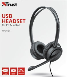 Trust Mauro Headset USB (2.5 m)