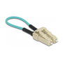 DeLOCK Adaptador de loopback LC/OM3 multimodo beige