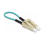 DeLOCK Adaptador de loopback LC/OM3 multimodo beige