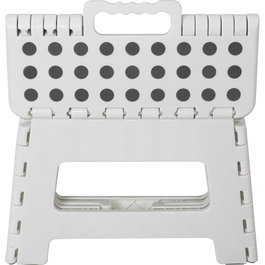 Marbueno Taburete Plegable Escalón de Plástico Color Blanco 31,5x25x22 cm Cocina, Baño MARBUENO SUMMER 10533B