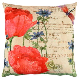Aberto Design Cojín A12625 43 x 43 cm, Relleno de Silicona, 50% Algodón 50% Poliéster, Lavable