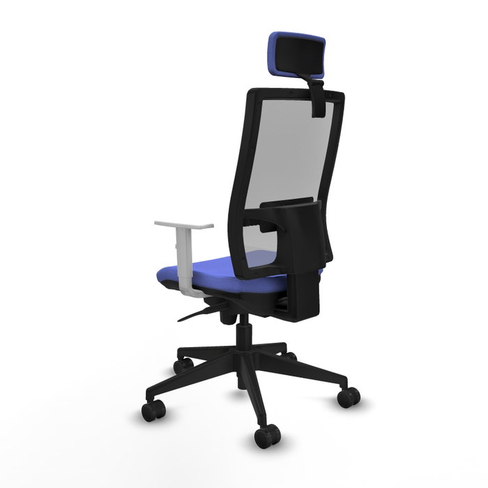 PIQUERAS Y CRESPO Silla de oficina Horna con mecanismo Sincro, Azul claro y Gris PIQUERAS Y CRESPO Silla de oficina Horna con mecanismo Sincro, Azul claro y Gris