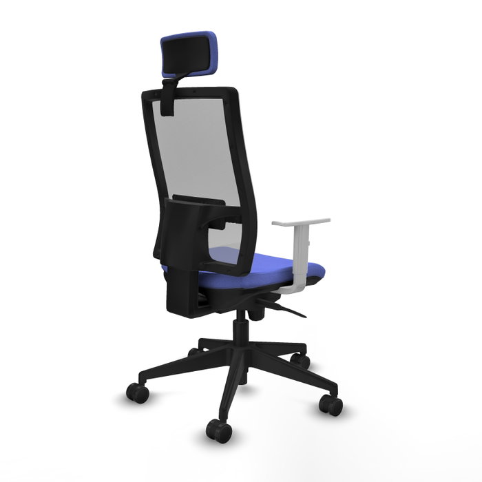PIQUERAS Y CRESPO Silla de oficina Horna con mecanismo Sincro, Azul claro y Gris PIQUERAS Y CRESPO Silla de oficina Horna con mecanismo Sincro, Azul claro y Gris