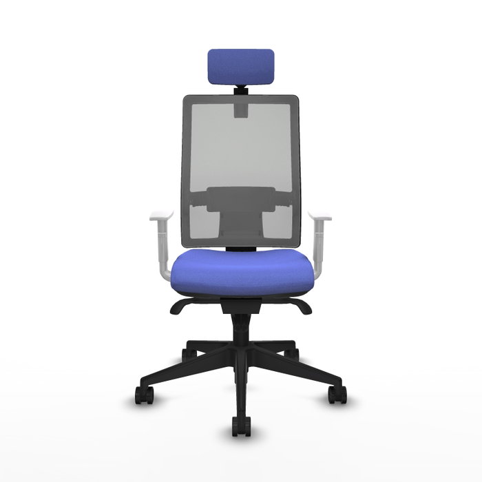PIQUERAS Y CRESPO Silla de oficina Horna con mecanismo Sincro, Azul claro y Gris PIQUERAS Y CRESPO Silla de oficina Horna con mecanismo Sincro, Azul claro y Gris