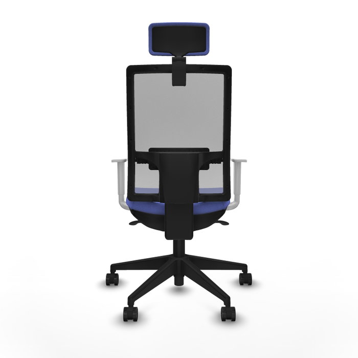 PIQUERAS Y CRESPO Silla de oficina Horna con mecanismo Sincro, Azul claro y Gris PIQUERAS Y CRESPO Silla de oficina Horna con mecanismo Sincro, Azul claro y Gris