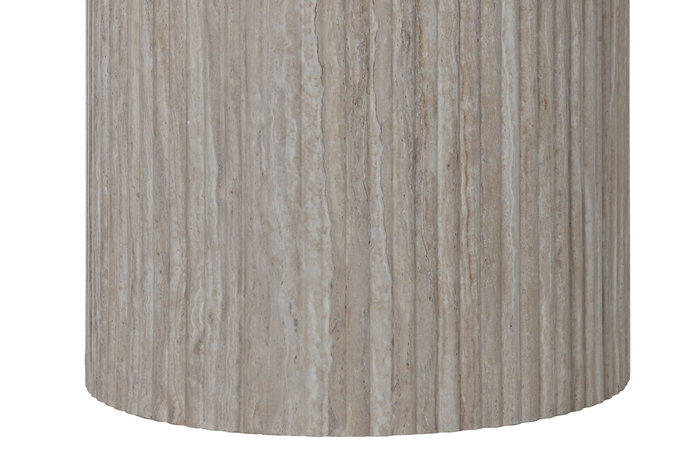 DKD Home Decor Mesa Ovalada Comedor Moderno Beige Blanco Granito MDF 100 x 75 x 220 cm