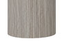 DKD Home Decor Mesa Ovalada Comedor Moderno Beige Blanco Granito MDF 100 x 75 x 220 cm