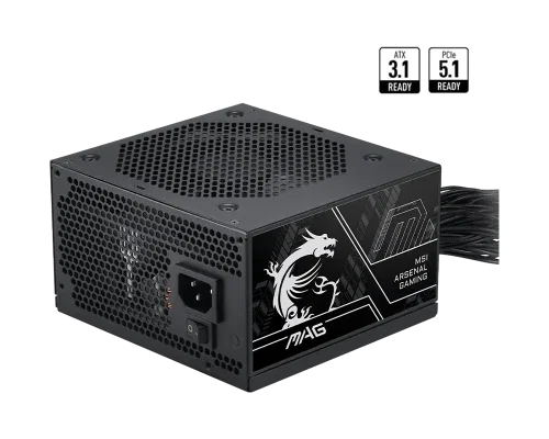 MSI MAG A750BN PCIE5 III 750W PCIe 5.1 Negro