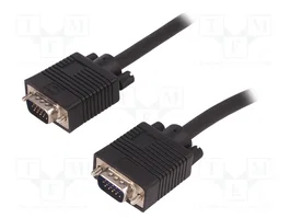 QOLTEC Cable VGA de 1,5m con conectores D-Sub 15pin HD