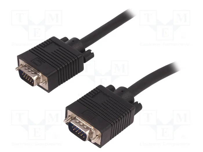 QOLTEC Cable VGA de 1,5m con conectores D-Sub 15pin HD QOLTEC Cable VGA de 1,5m con conectores D-Sub 15pin HD