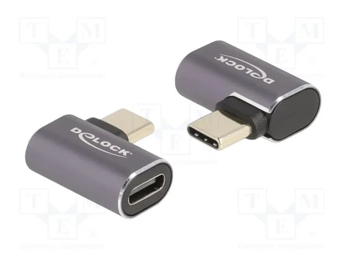 DeLOCK Adaptador USB Type-C™ 40 Gbps 8K 60 Hz PD 3.0 100 W Antracita DeLOCK Adaptador USB Type-C™ 40 Gbps 8K 60 Hz PD 3.0 100 W Antracita