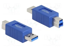 DeLOCK 67213 Adaptador USB Tipo-A Macho a USB Tipo-B Macho 5 Gbps Azul