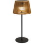 New Garden Okinawa Solar Table Lamp Black