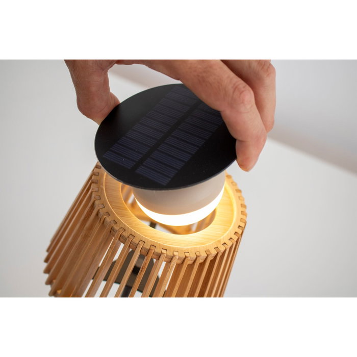 New Garden Okinawa Solar Table Lamp Black