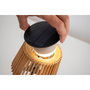 New Garden Okinawa Solar Table Lamp Black