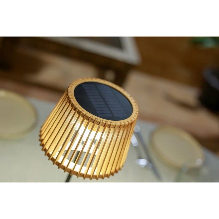 New Garden Okinawa Solar Table Lamp Black