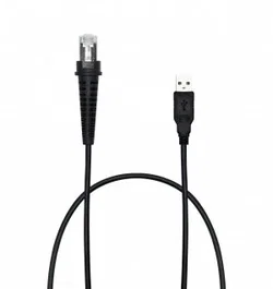 Newland CBL036UA Cable USB a RJ45 3m Negro para Lector de Códigos de Barras - Compatible con HR32, Marlin, BT, SD