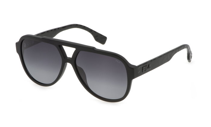Fila SFI459V590703 Gafas de sol Unisex con cristal gris y montura negra Fila SFI459V590703 Gafas de sol Unisex con cristal gris y montura negra