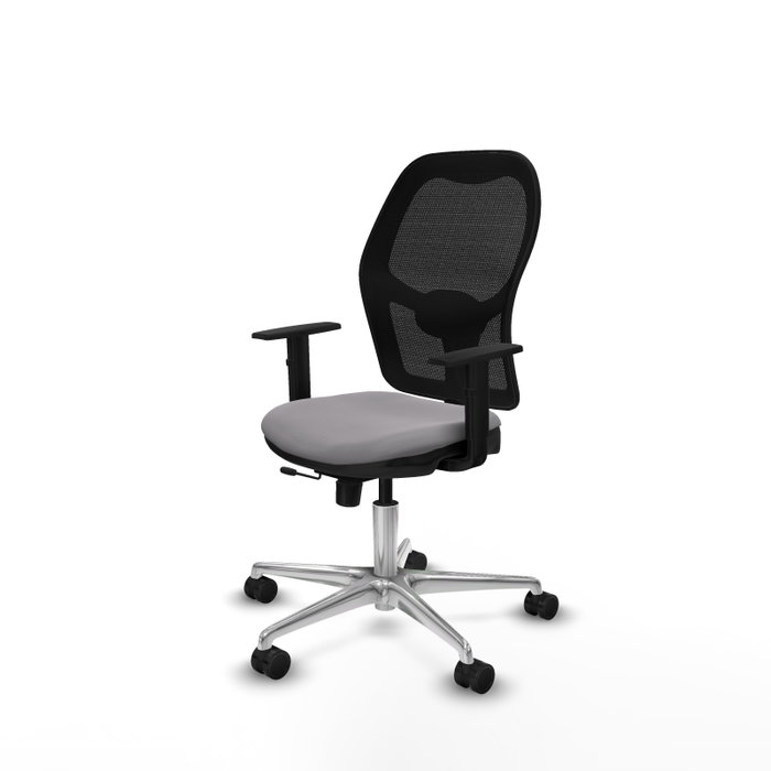 PIQUERAS Y CRESPO Silla de oficina Jorquera Gris y Negro