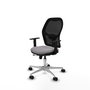PIQUERAS Y CRESPO Silla de oficina Jorquera Gris y Negro