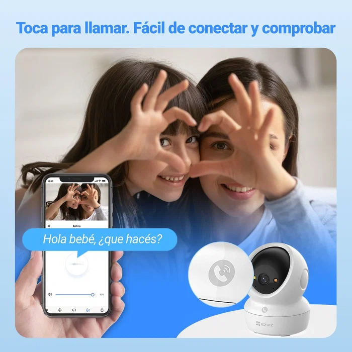 EZVIZ H6c G1 3K Cámara de seguridad IP esférica para interiores EZVIZ H6c G1 3K Cámara de seguridad IP esférica para interiores