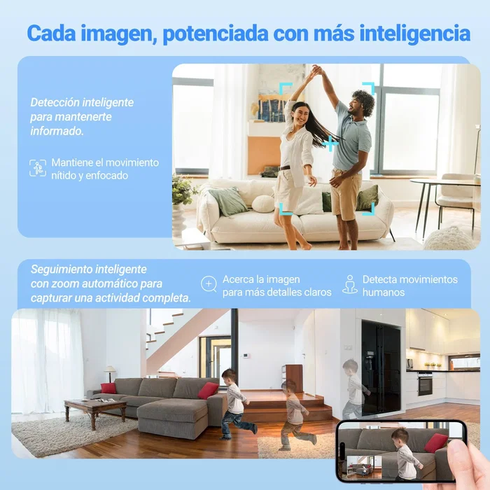 EZVIZ H6c G1 3K Cámara de seguridad IP esférica para interiores EZVIZ H6c G1 3K Cámara de seguridad IP esférica para interiores