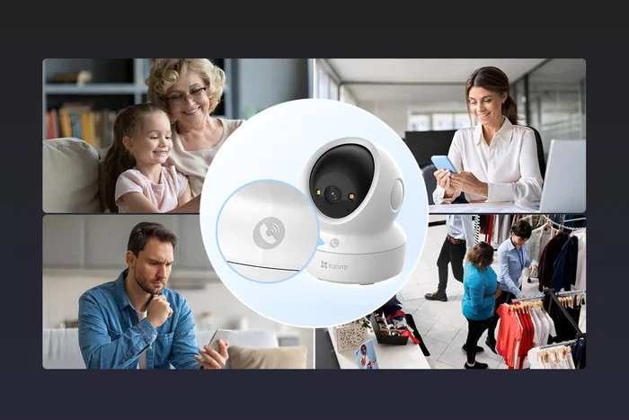 EZVIZ H6c G1 3K Cámara de seguridad IP esférica para interiores EZVIZ H6c G1 3K Cámara de seguridad IP esférica para interiores