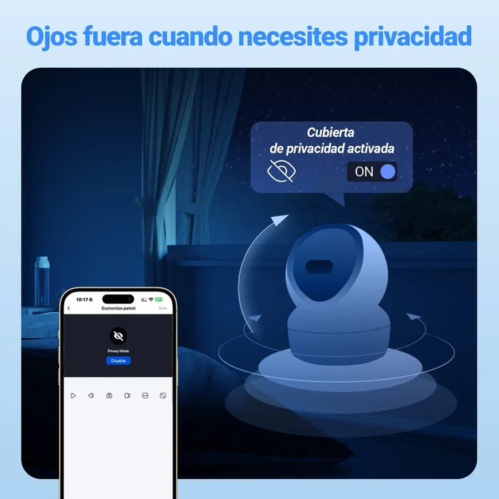 EZVIZ H6c G1 3K Cámara de seguridad IP esférica para interiores EZVIZ H6c G1 3K Cámara de seguridad IP esférica para interiores