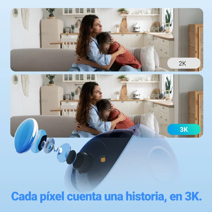 EZVIZ H6c G1 3K Cámara de seguridad IP esférica para interiores EZVIZ H6c G1 3K Cámara de seguridad IP esférica para interiores