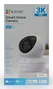 EZVIZ H6c G1 3K Cámara de seguridad IP esférica para interiores