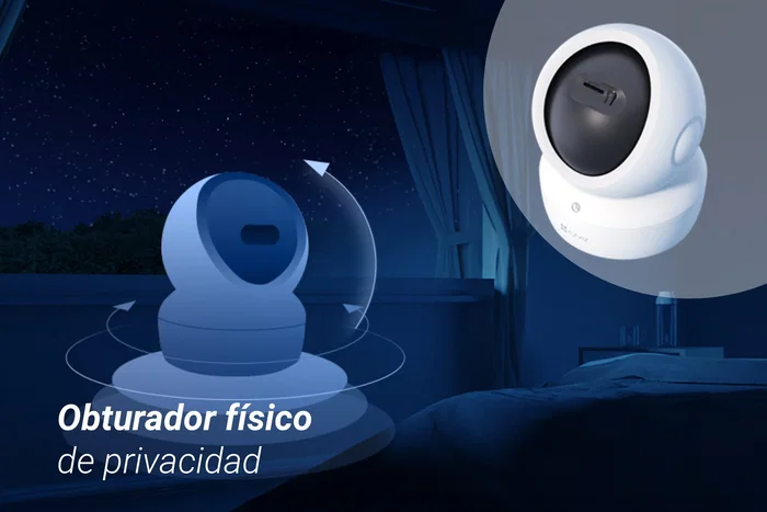 EZVIZ H6c G1 3K Cámara de seguridad IP esférica para interiores EZVIZ H6c G1 3K Cámara de seguridad IP esférica para interiores