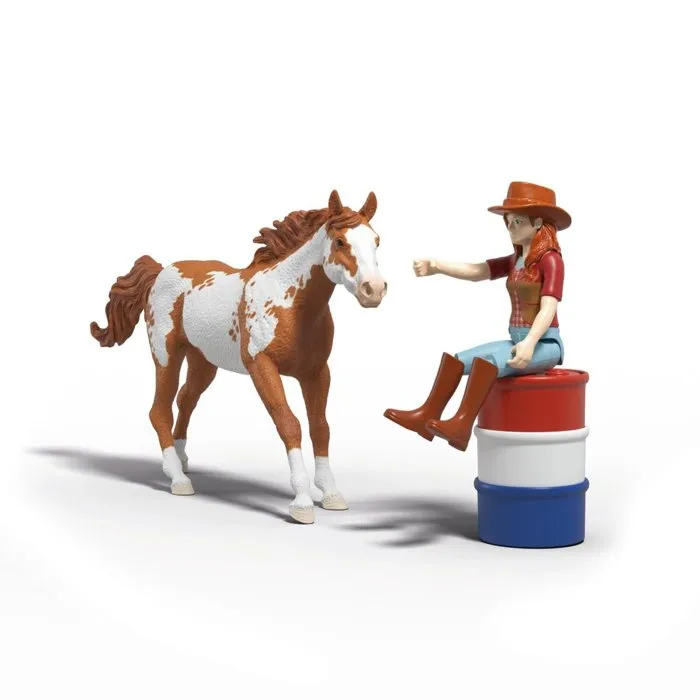 Schleich 42775 Figura Horse Club Hannah's Western Adventure, Figura de Aventura del Oeste