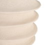 Jarrón Crema Cerámica Decoración 30 X 30 X 33 cm