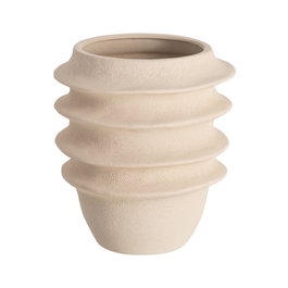 Jarrón Crema Cerámica Decoración 30 X 30 X 33 cm
