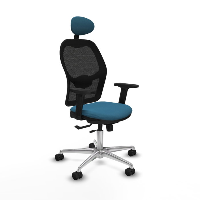 PIQUERAS Y CRESPO Silla de oficina Jorquera Verde petróleo y Negro PIQUERAS Y CRESPO Silla de oficina Jorquera Verde petróleo y Negro
