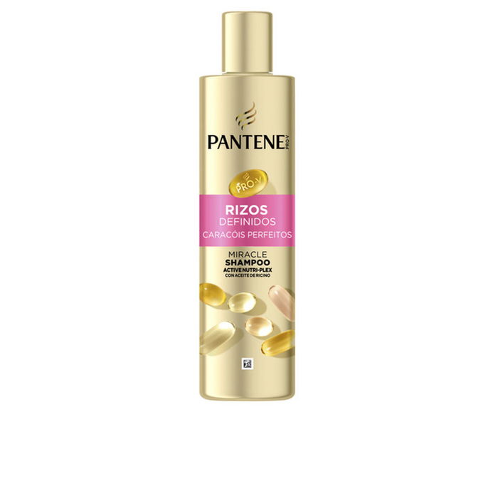 Pantene Miracle Rizos Definidos Champú 250 ml para Definir, Nutrir y Fortificar Rizos con Keratina Pantene Miracle Rizos Definidos Champú 250 ml para Definir, Nutrir y Fortificar Rizos con Keratina