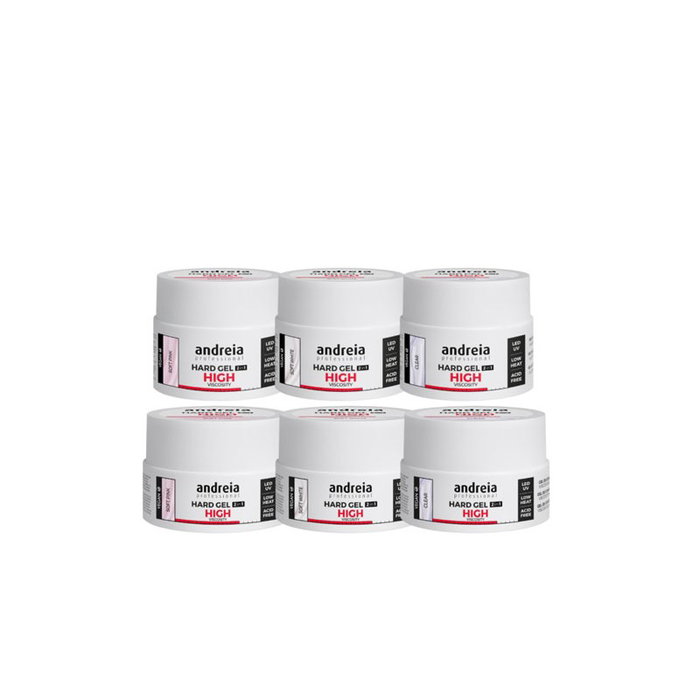 Andreia Hard Gel High Viscosity Pink 22grs Gel de Construcción 2 en 1 sin Calentamiento sin Ácidos Andreia Hard Gel High Viscosity Pink 22grs Gel de Construcción 2 en 1 sin Calentamiento sin Ácidos