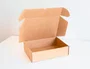 Q-connect Caja Automontable para E-commerce y Regalo, Cartón Reciclado Canal Simple 3mm Kraft, 430x320x150 mm