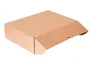 Q-connect Caja Automontable para E-commerce y Regalo, Cartón Reciclado Canal Simple 3mm Kraft, 430x320x150 mm