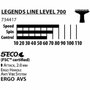 Schildkrot Raqueta de tenis de mesa LEGENDS 700 FSC