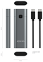 Aisens Caja Externa M.2 NVMe ASM2-021GR USB 3.2 Gen2 Gris