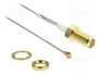 DeLOCK 88343 Cable de antena coaxial RP-SMA hembra a MHF® I 1.37 de 20 cm