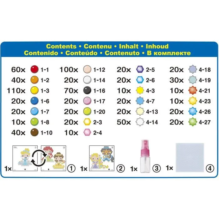 Epoch 31606 Kit Princesas Disney Aquabeads