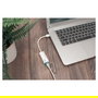 Digitus Adaptador USB 3.0 a RJ45 Gigabit Ethernet LAN, Blanco, Compatible con Windows y Mac OS