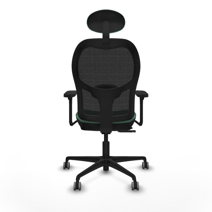 PIQUERAS Y CRESPO Silla de oficina Jorquera con Mecanismo Sincro/Traslack Verde Esmeralda
