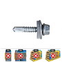Celo Tornillo 7301 Punta Broca Cabeza Hexagonal con Arandela EPDM 6,3x32 mm (500 uds.)